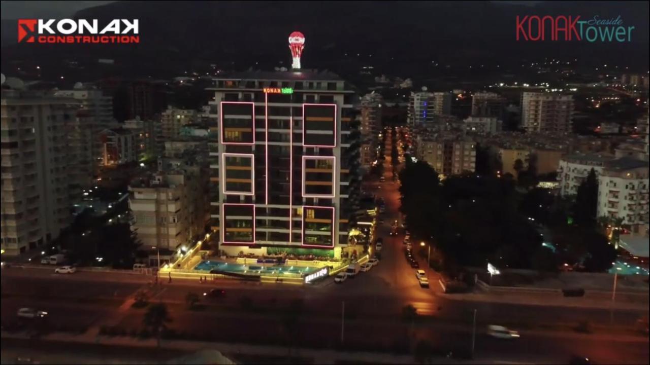 Konak Seaside Tower-King'S Apartments Mahmutlar Exteriör bild